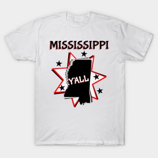 Mississippi State Pride Y'all T-Shirt